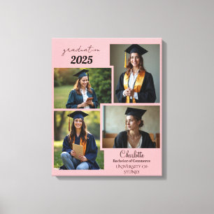 Impressão Em Tela Tela de Colagem de Fotos Personalizada de Graduaçã