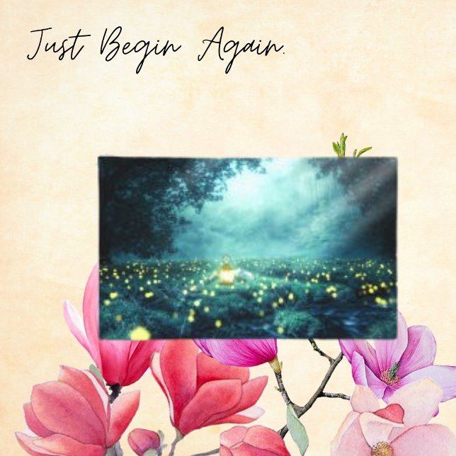 Impressão Em Tela Tela de Lanterna da Floresta Noturna Simples (Criador carregado)