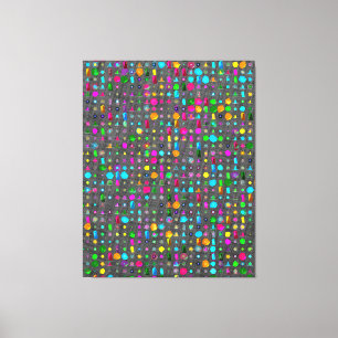 Impressão Em Tela Tela de padrão geométrico abstrato