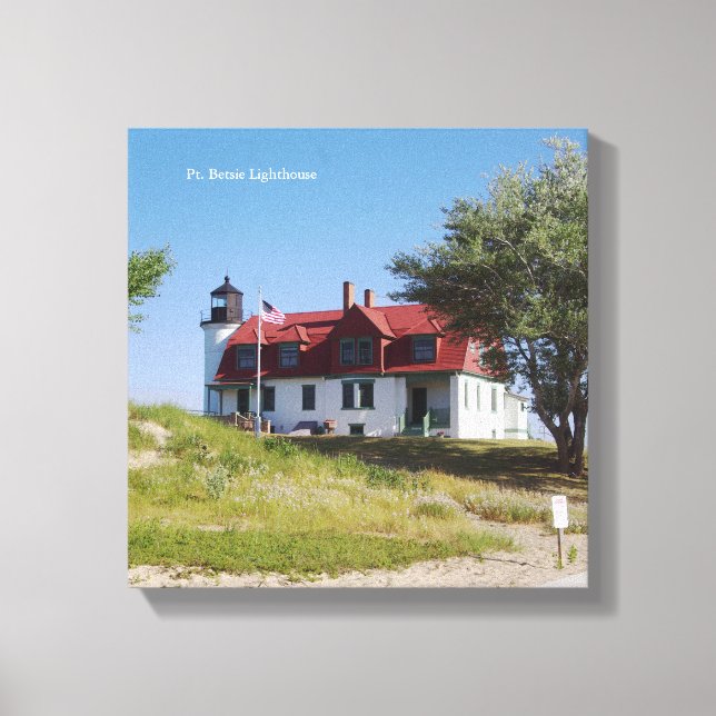 Impressão Em Tela Tela de pintura de Betsie Lighthouse (Frente)