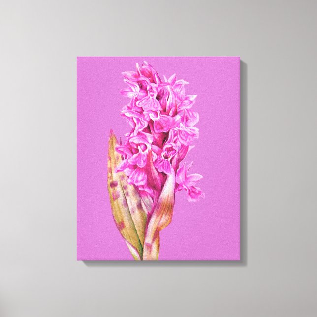 Impressão Em Tela Tela de pintura roxa cor-de-rosa (Frente)
