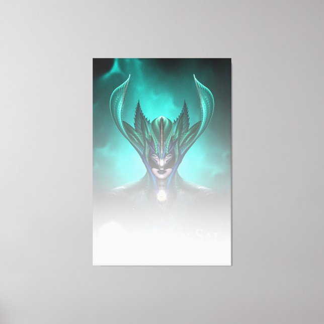 Impressão Em Tela Tela de tela azul TELGR azul sombra Taidushan Sai (Frente)