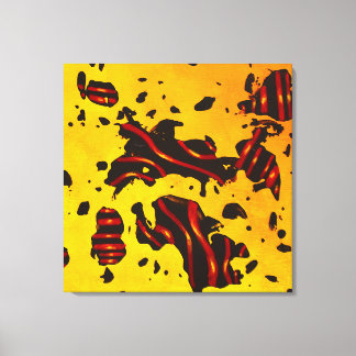 Impressão Em Tela Tela de Vetor de Energia Abstrata