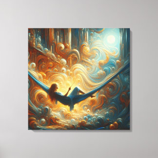 Impressão Em Tela Tela estendida da rainha das nuvens