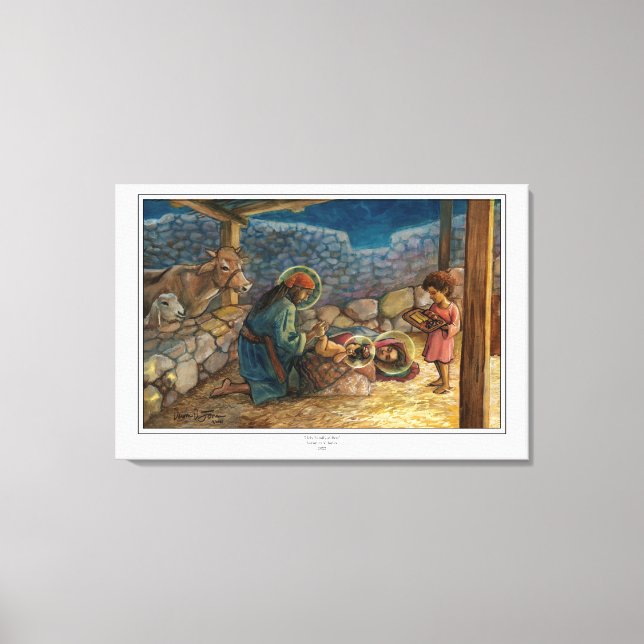 Impressão Em Tela Tela estendida Impressão de "Santa Família no Rest (Frente)