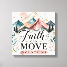 Tela Fé Move Montanhas