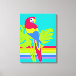 Impressão Em Tela Tela gráfica moderna macaw tropical arco-íris trop