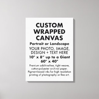 Impressão Em Tela Tela personalizada 18" x 24" PREMIUM ENROLADA em b
