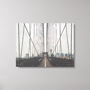 Impressão Em Tela Tela Ponte de Brooklyn Moderna