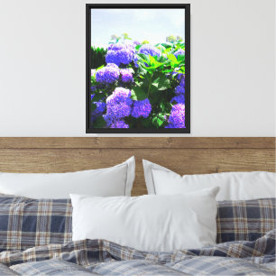Impressão Em Tela Tela Realista Clássica Roxo - Impressão de Hydrang
