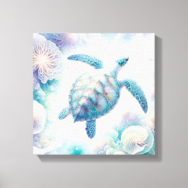Impressão Em Tela Telas de Arte de Tartaruga do Mar Tranquilo Impres
