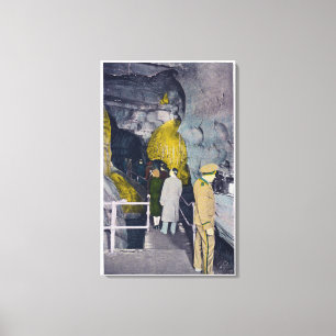 Impressão Em Tela Telephoning no Chefe do Lago Subterrâneo