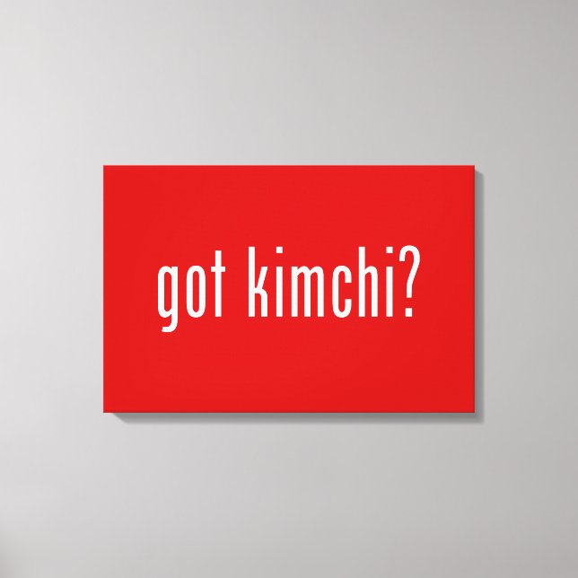 Impressão Em Tela tem kimchi? (Frente)