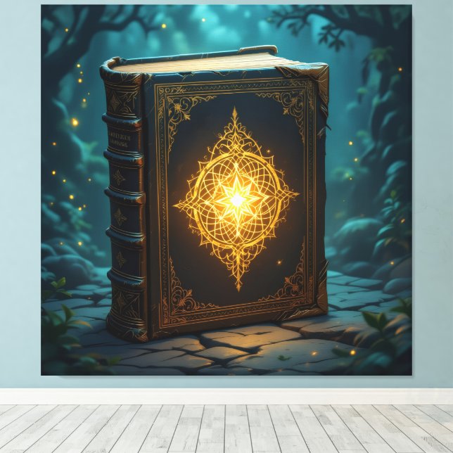 Impressão Em Tela Tempel des Wissens – Die ewige Bibliothek   (Insitu(piso de madeira))