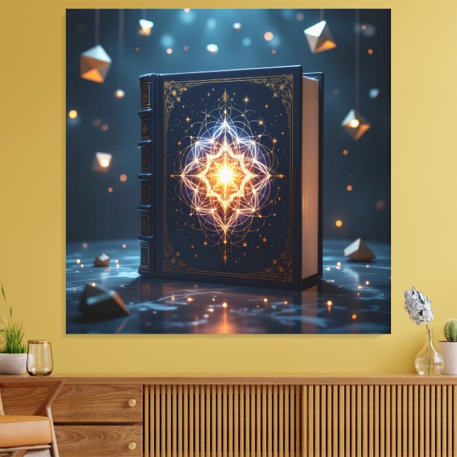 Impressão Em Tela Tempel des Wissens – Die ewige Bibliothek   (Insitu(Sala de estar))