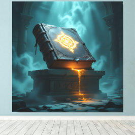 Impressão Em Tela Tempel des Wissens – Die ewige Bibliothek