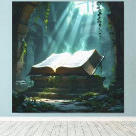 Impressão Em Tela Tempel des Wissens – Die ewige Bibliothek