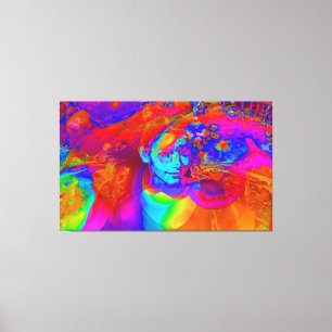 Impressão Em Tela Tempestade cerebral em cor