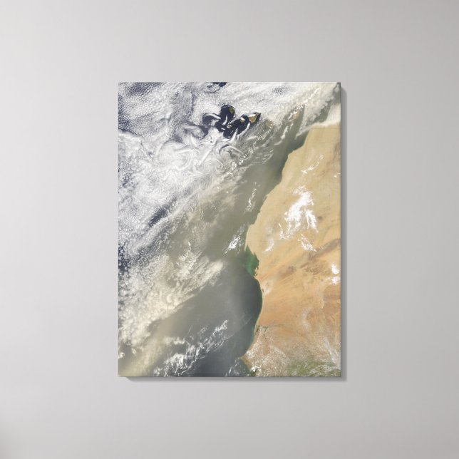 Impressão Em Tela Tempestade de poeira na África Ocidental 2 (Frente)