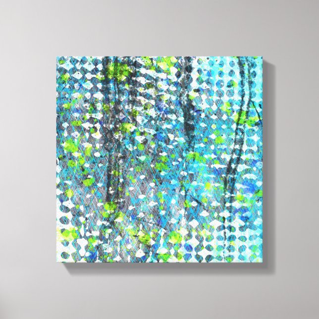 Impressão Em Tela Tempestade na praia (Frente)