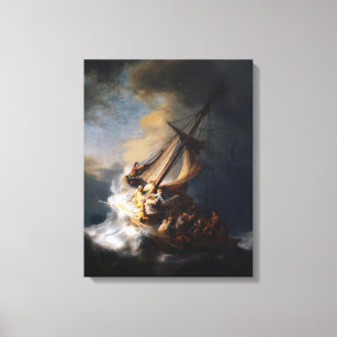 Impressão Em Tela Tempestade no mar da Galileia por Ronha van Rijn