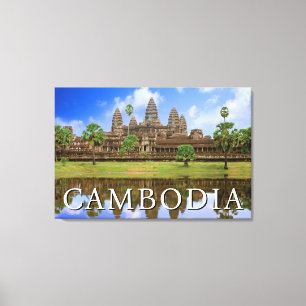 Impressão Em Tela Templo Angkor Wat Camboja