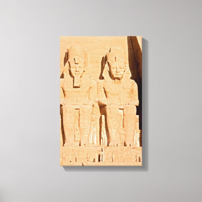 Impressão Em Tela Templo de excelente de Abu Simbel - Ramses II - Eg (Frente)