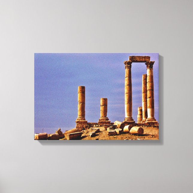 Impressão Em Tela Templo de Hércules (Frente)