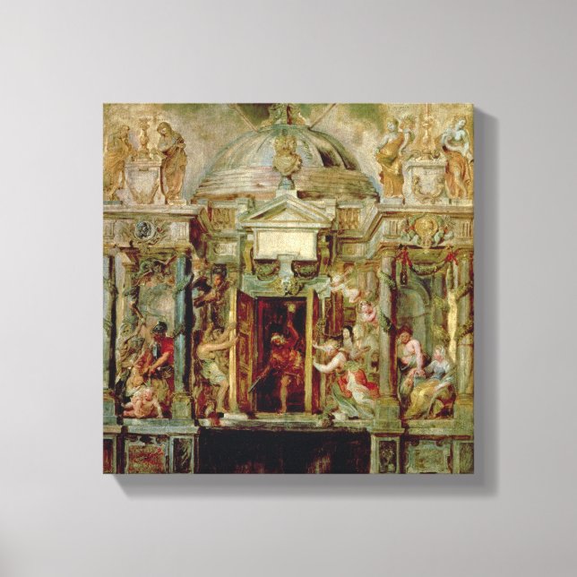 Impressão Em Tela Templo de Janus, 1630 (Frente)