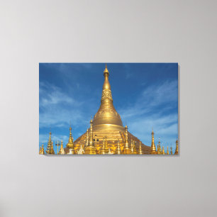 Impressão Em Tela Templo do Stupa Dourado