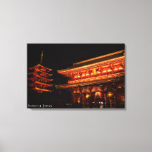 Templo Sensoji Asakusa Japão Paisagem Viagem