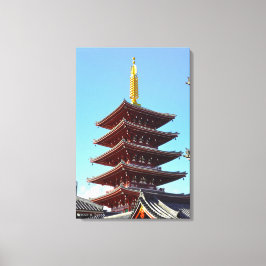 Impressão Em Tela Templo Sensoji Asakusa Japão Paisagem Viagem