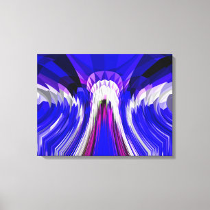 Impressão Em Tela Tempo de aprovação abstrato
