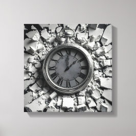 Impressão Em Tela Tempo Destruído