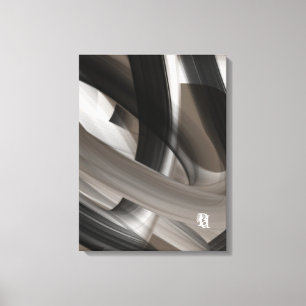 Impressão Em Tela Tendência de Arte Abstrata Sussurro Suave da Terra