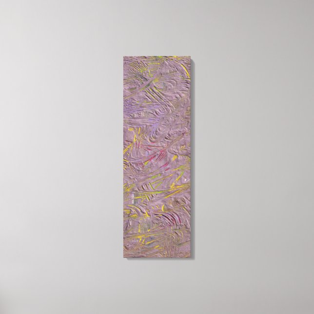 Impressão Em Tela Tendência Preta Verde Amarelo Cor-de-rosa moderna (Frente)