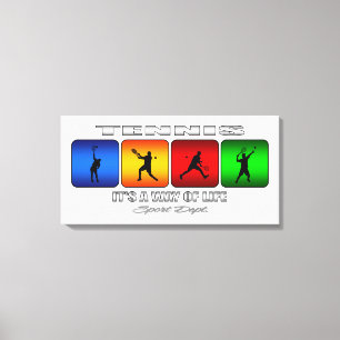 Impressão Em Tela Tênis legal é um modo de vida (o homem)