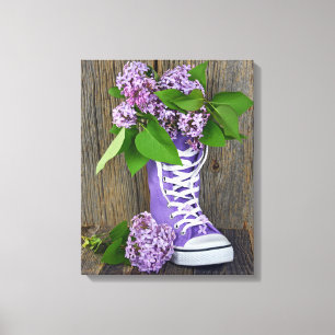 Impressão Em Tela Tênis Lilac