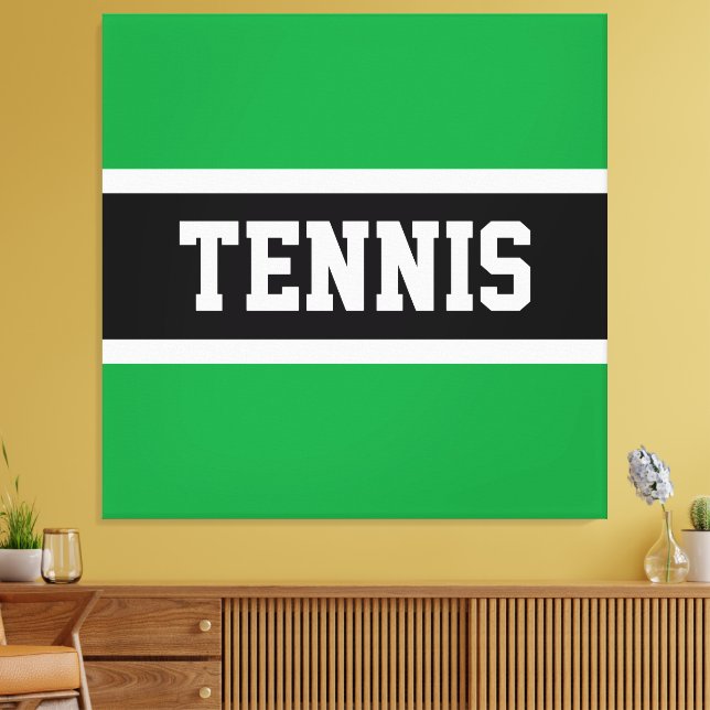 Impressão Em Tela TÊNIS Texto Divertido Frio Verde Negrito Negra Neg (Insitu(Sala de estar))