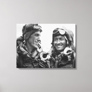 Impressão Em Tela Tenzing Norgay Edmund Hillary Everest 1953