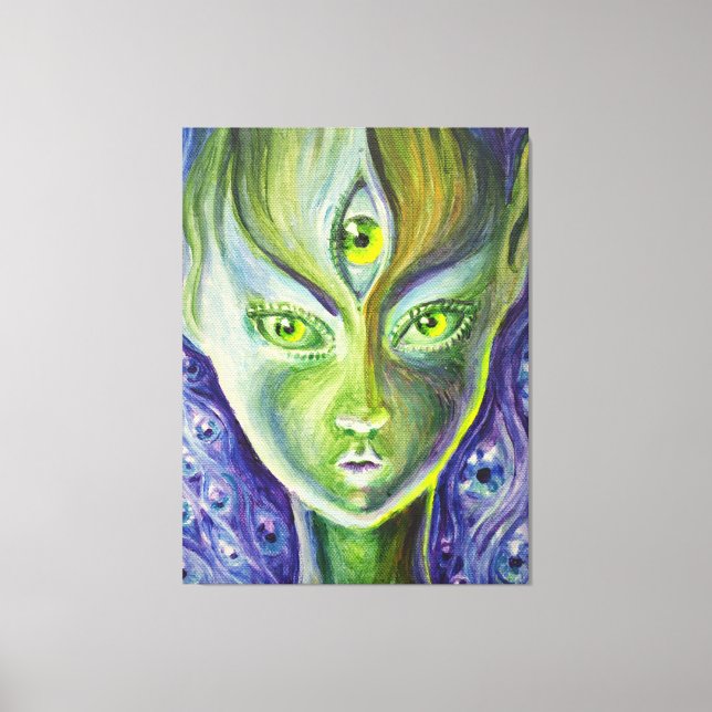 Impressão Em Tela Terceiro olho (Frente)