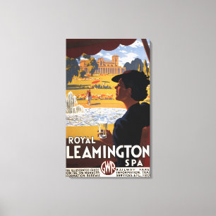Impressão Em Tela Termas reais, poster do trilho da água potável d