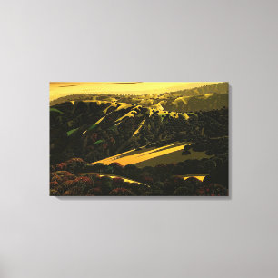 Impressão Em Tela Terra de Eyvind - Montanhas Papais noeis Cruz