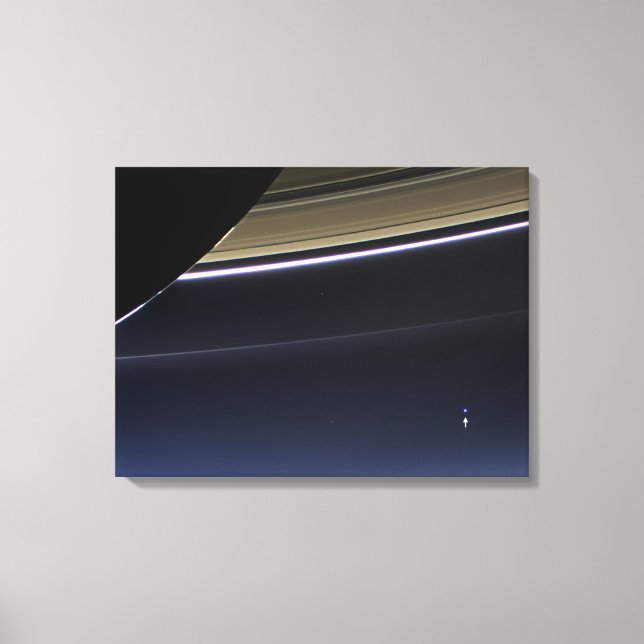 Impressão Em Tela Terra de Saturno (Frente)