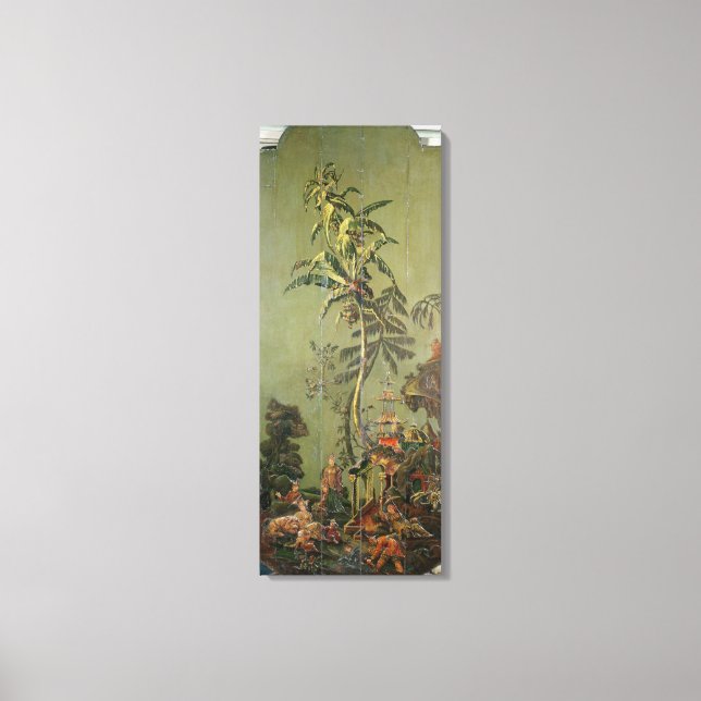 Impressão Em Tela Terra, de uma série de painéis retratando (Frente)