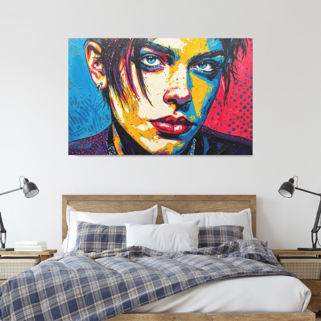 IMPRESSÃO EM TELA TERRA DESOLADA GÓTICA 10 (Insitu(Quarto))