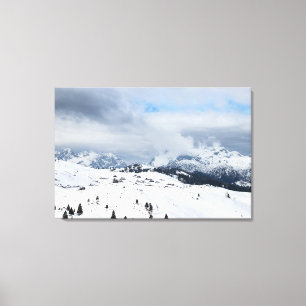 Impressão Em Tela Terra maravilhosa do inverno em Velika Planina, Es