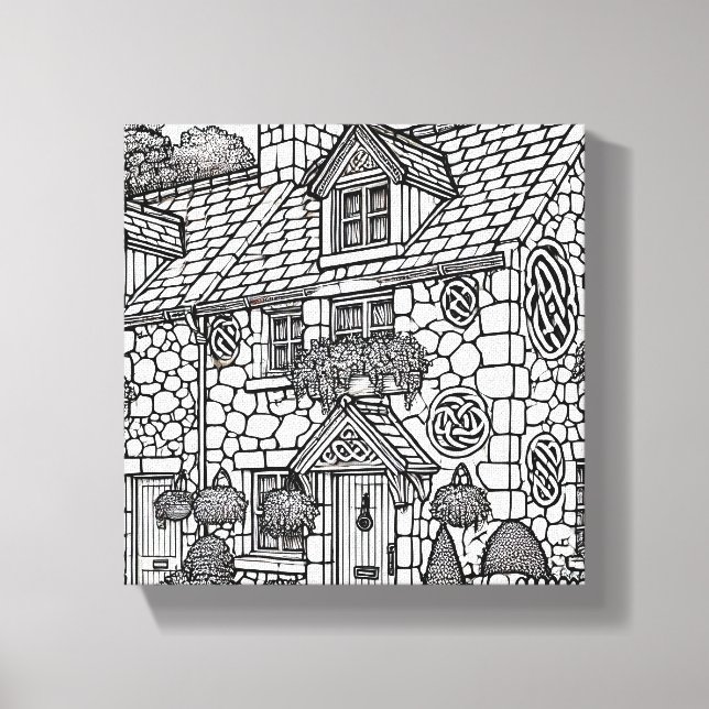 Impressão Em Tela Terrace House #12 (Frente)