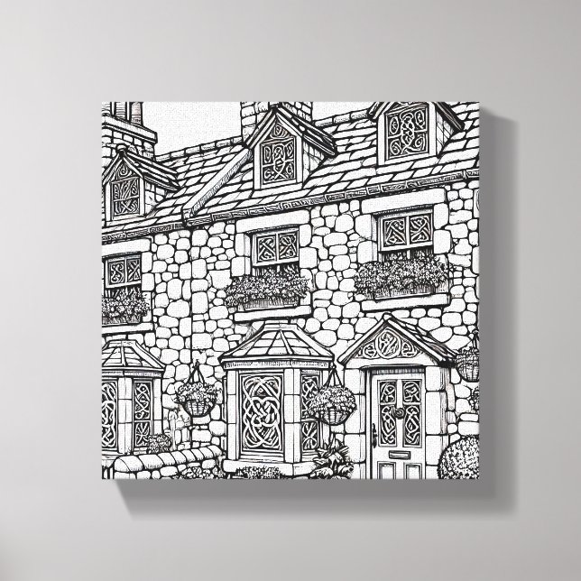 Impressão Em Tela Terrace House #14 (Frente)