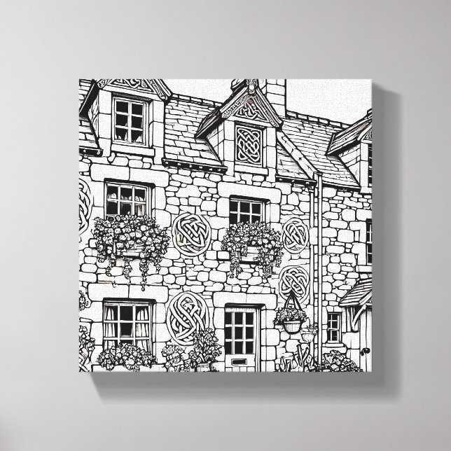 Impressão Em Tela Terrace House #34 (Frente)